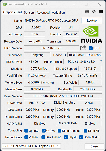 Обзор игрового ноутбука Maibenben Typhoon X16A на базе AMD Ryzen 7 7435 и Nvidia GeForce RTX 4060 Laptop