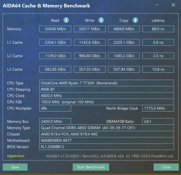 Обзор игрового ноутбука Maibenben Typhoon X16A на базе AMD Ryzen 7 7435 и Nvidia GeForce RTX 4060 Laptop