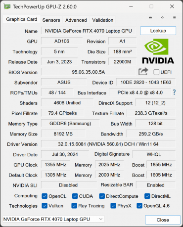 Обзор ноутбука Asus ProArt P16 (H7606WI) с AMD Ryzen AI 9 HX 370 и Nvidia GeForce RTX 4070 Laptop
