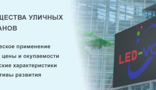 Преимущества использования LED экранов