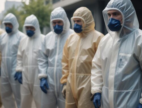 Одноразовые защитные комбинезоны: типы, материалы и области применения