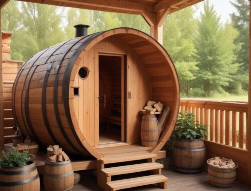 Баня-бочка под ключ с доставкой: конструктивные особенности и варианты эксплуатации