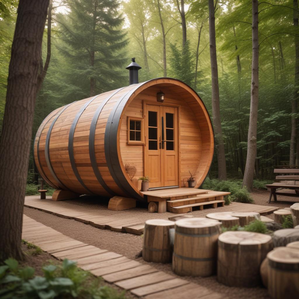Баня-бочка под ключ с доставкой: конструктивные особенности и варианты эксплуатации - изображение 2