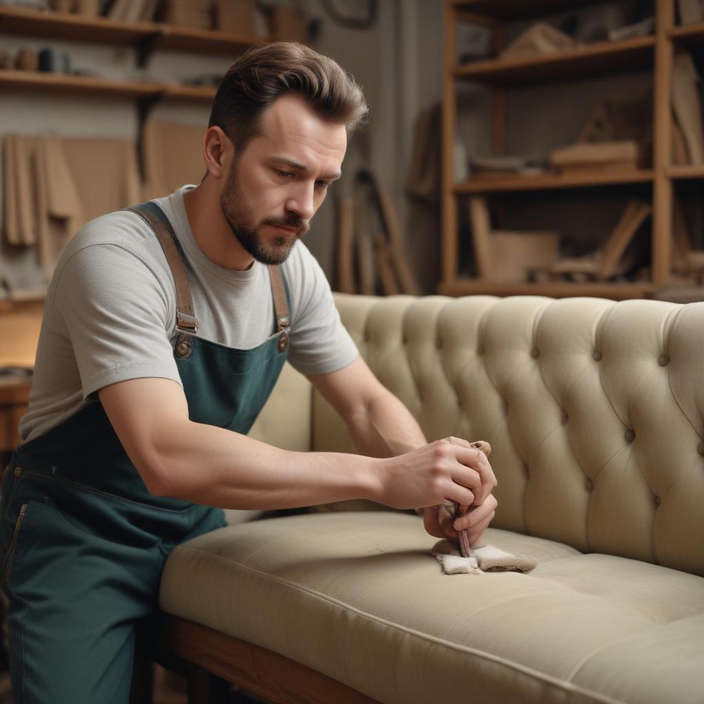 Перетяжка и обивка мебели: цены от 3100 рублей