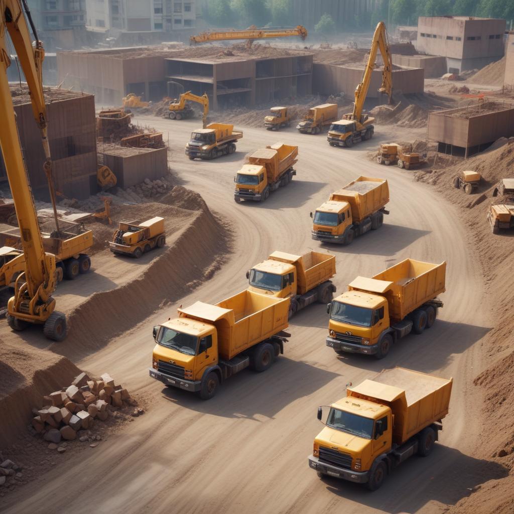 Грузоперевозки стройматериалов, оборудования и техники в строительной отрасли