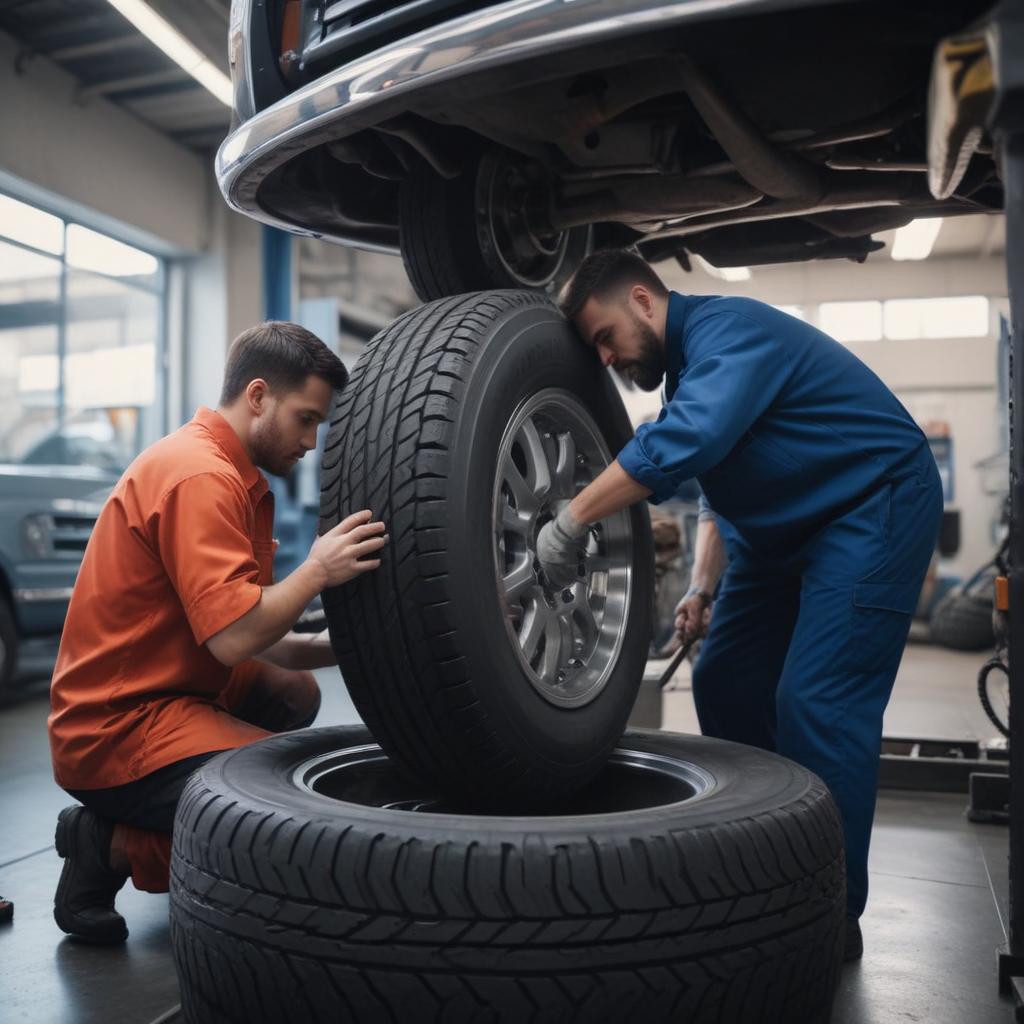 Круглосуточный выездной мобильный шиномонтаж на месте обслуживания автомобилей