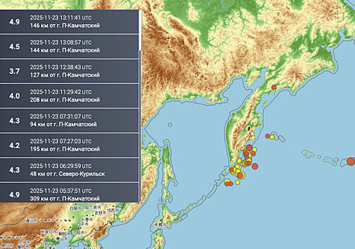 КФ ФИЦ ЕГС РАН: на Камчатке произошло землетрясение магнитудой 5,4 КФ ФИЦ ЕГС РАН: на Камчатке произошло землетрясение магнитудой 5,4