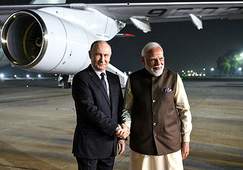 Моди назвал визит Путина в Индию историческим Моди назвал визит Путина в Индию историческим