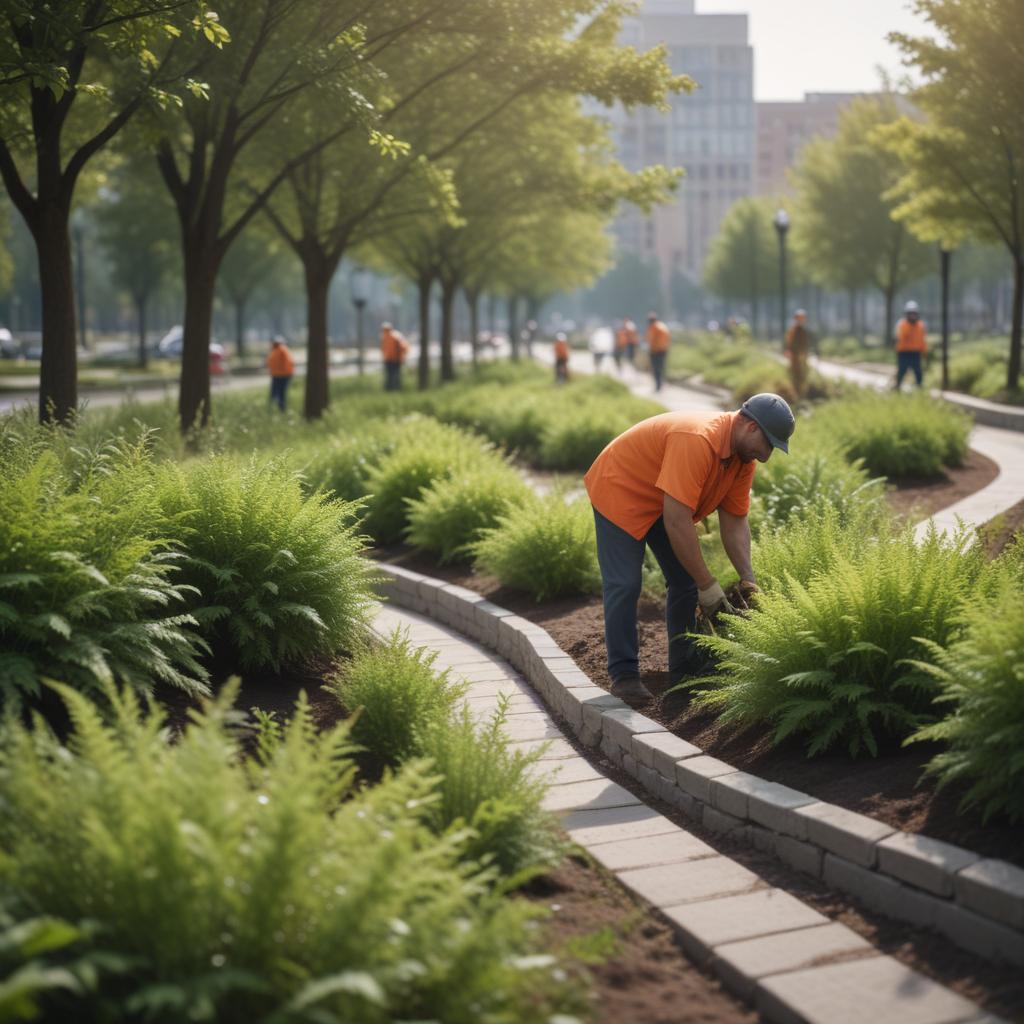 Озеленение и благоустройство территории: выполнение комплекса работ