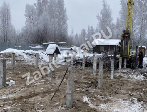 Фундаментные работы на сваях в Подмосковье