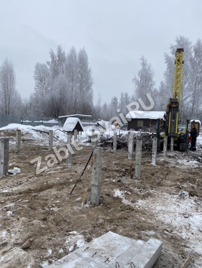 Фундаментные работы на сваях в Подмосковье