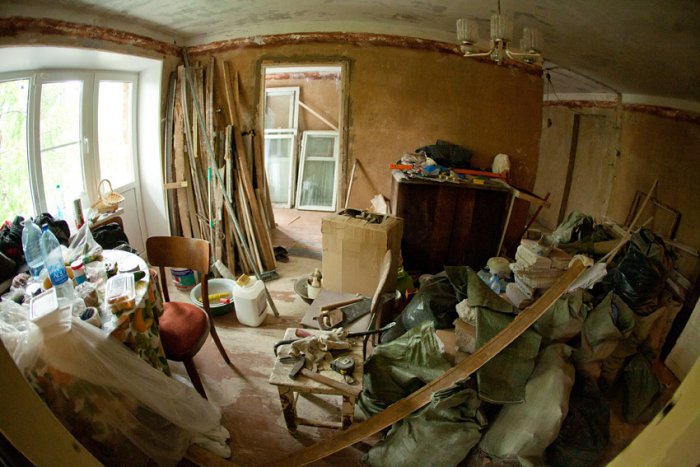 фото:Начало ремонта в хрущевке