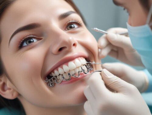 Установка ортодонтических конструкций