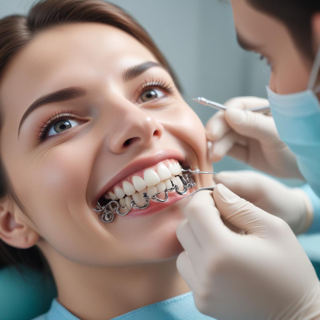 Установка ортодонтических конструкций